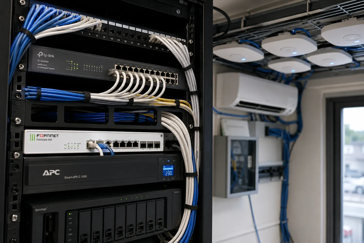 Infraestructura de redes y WiFi corporativo